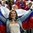 COLOGNE, GERMANY - MAY 20: Russian fan cheering on her team during semifinal round action against Canada at the 2017 IIHF Ice Hockey World Championship. (Photo by Andre Ringuette/HHOF-IIHF Images)


